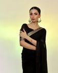 Black Banarsi Saree
