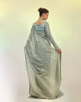 Mint Banarsi Saree