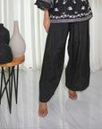Black Wide leg shalwar