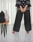 Black Wide leg shalwar