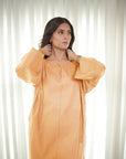 Peach Relaxed Fit Kurta