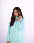 Ice Blue Shalwar Kameez