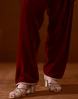 Maroon Velvet Set