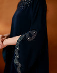 Teal Velvet Kaftan