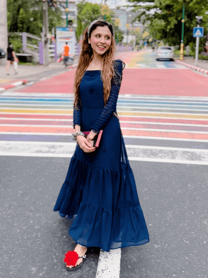 Blue Rose Dress - Ripret